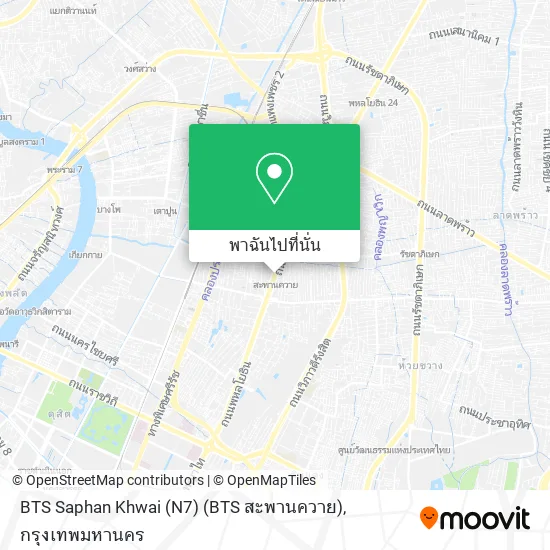 BTS Saphan Khwai (N7) (BTS สะพานควาย) แผนที่