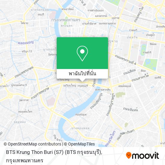 BTS Krung Thon Buri (S7) (BTS กรุงธนบุรี) แผนที่
