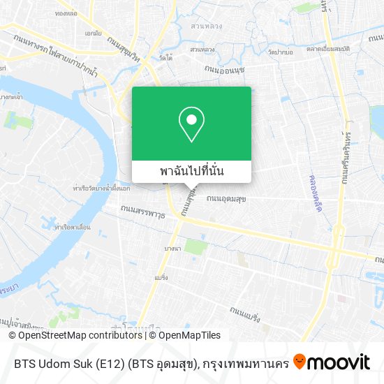 BTS Udom Suk (E12) (BTS อุดมสุข) แผนที่