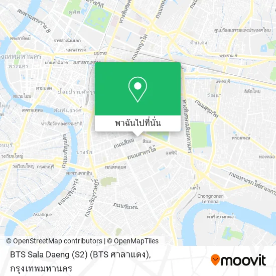 BTS Sala Daeng (S2) (BTS ศาลาแดง) แผนที่