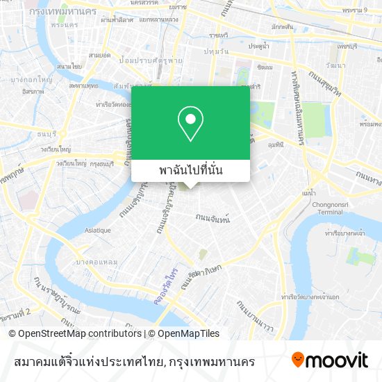 สมาคมแต้จิ๋วแห่งประเทศไทย แผนที่