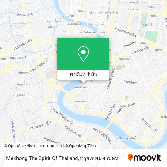 Mekhong The Spirit Of Thailand แผนที่