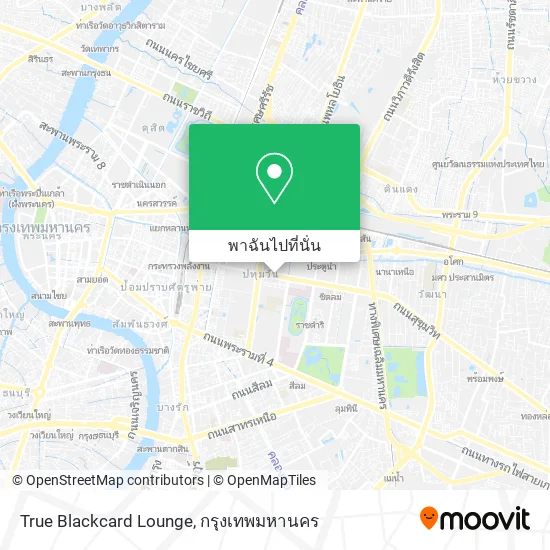 True Blackcard Lounge แผนที่