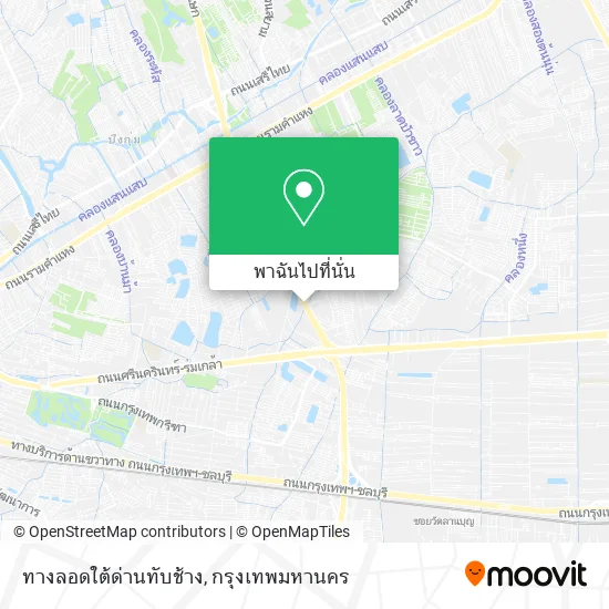 ทางลอดใต้ด่านทับช้าง แผนที่