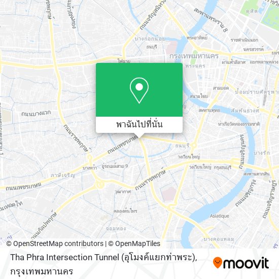 Tha Phra Intersection Tunnel (อุโมงค์แยกท่าพระ) แผนที่
