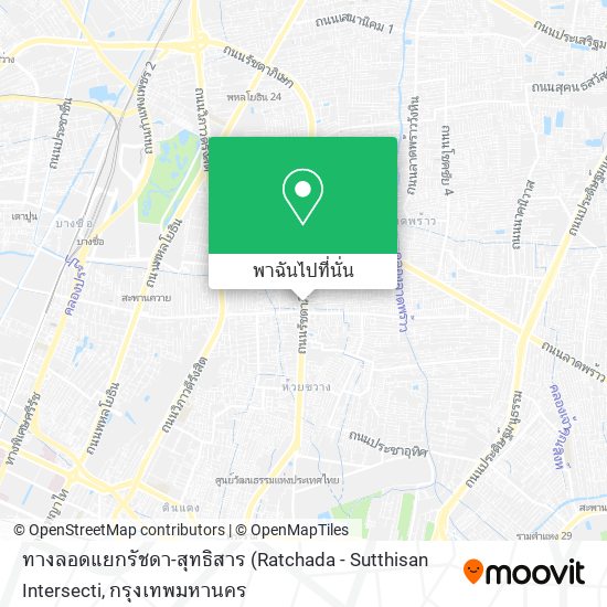 ทางลอดแยกรัชดา-สุทธิสาร แผนที่