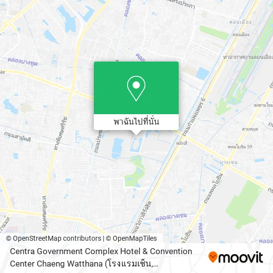 Centra Government Complex Hotel & Convention Center Chaeng Watthana แผนที่