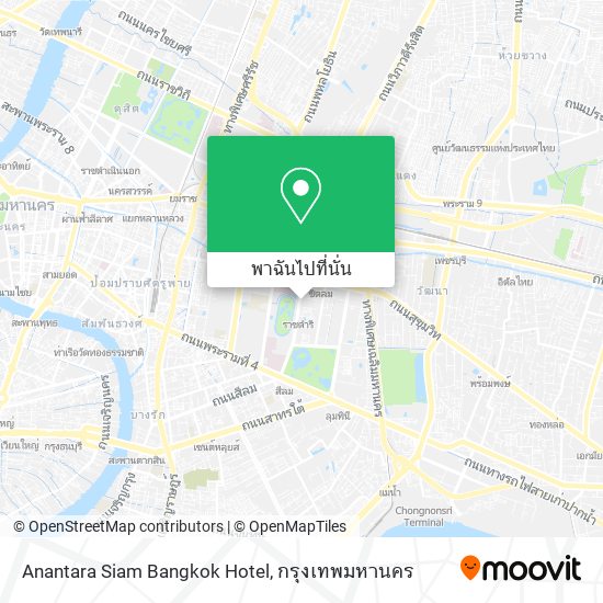 Anantara Siam Bangkok Hotel แผนที่