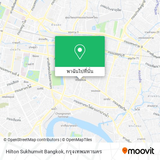 Hilton Sukhumvit Bangkok แผนที่
