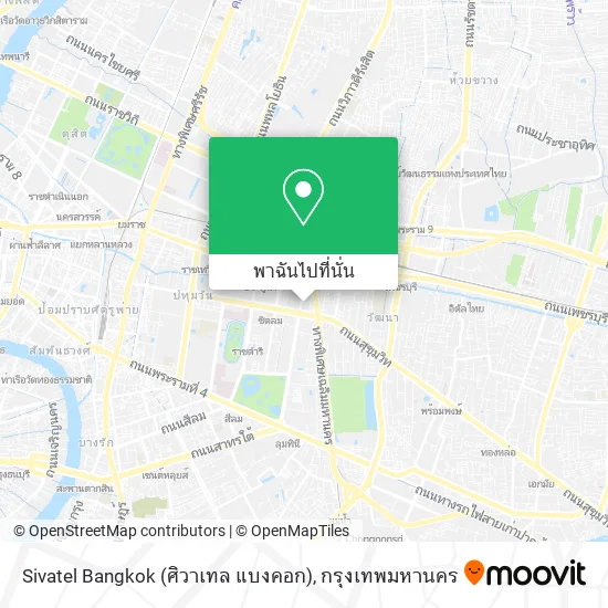 Sivatel Bangkok (ศิวาเทล แบงคอก) แผนที่