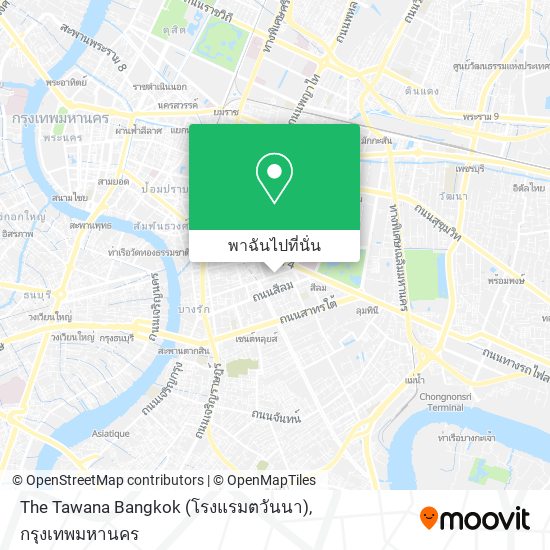 The Tawana Bangkok (โรงแรมตวันนา) แผนที่