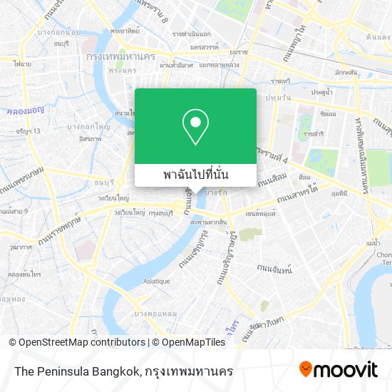 The Peninsula Bangkok แผนที่