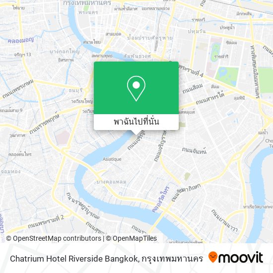 Chatrium Hotel Riverside Bangkok แผนที่