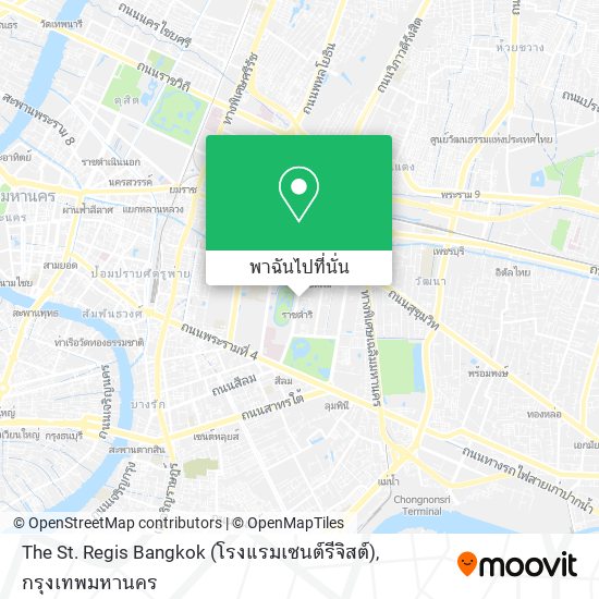 The St. Regis Bangkok (โรงแรมเซนต์รีจิสต์) แผนที่