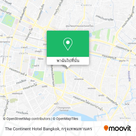 The Continent Hotel Bangkok แผนที่