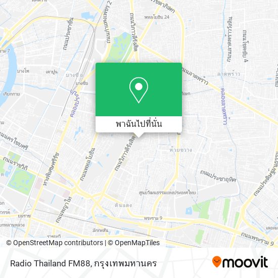 Radio Thailand FM88 แผนที่