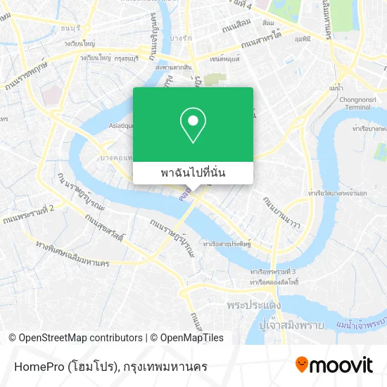 HomePro (โฮมโปร) แผนที่