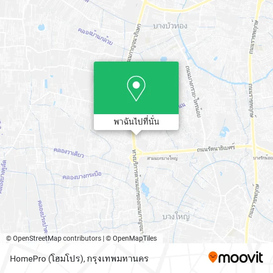 HomePro (โฮมโปร) แผนที่