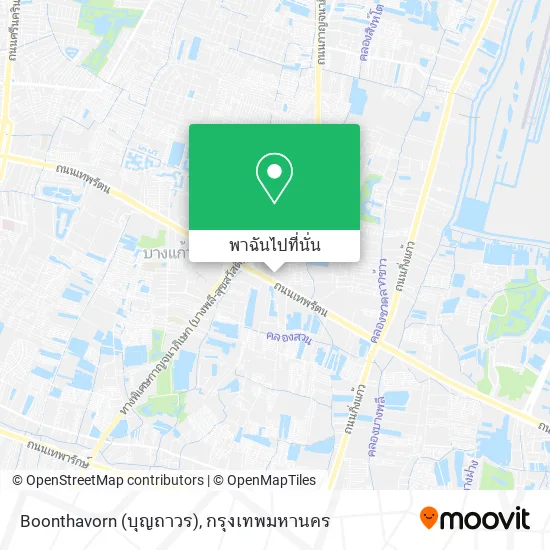 Boonthavorn (บุญถาวร) แผนที่