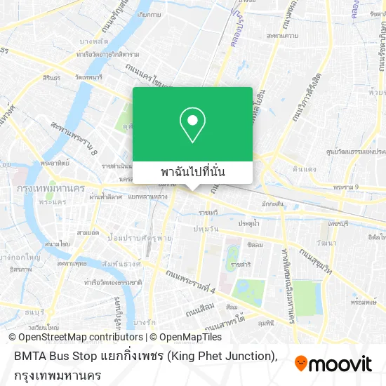 BMTA Bus Stop แยกกิ่งเพชร (King Phet Junction) แผนที่