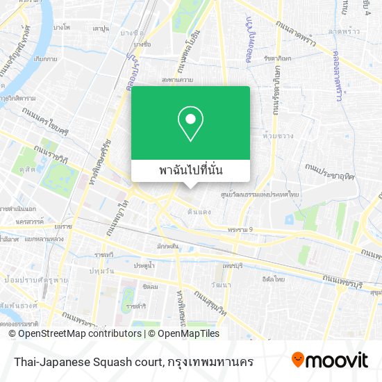 Thai-Japanese Squash court แผนที่