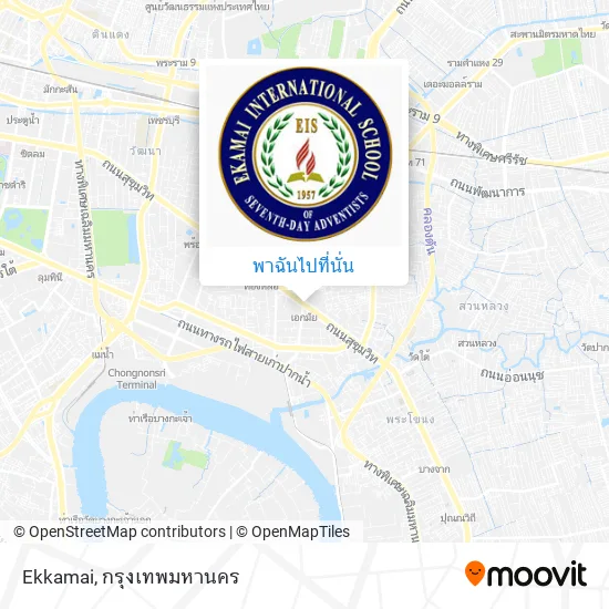 Ekkamai แผนที่