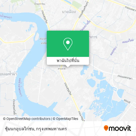 ซุ้มนกอุบลไก่ชน แผนที่