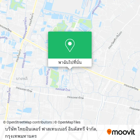 บริษัท ไทยอินเตอร์ ฟาสเทนเนอร์ อินดัสทรี จำกัด แผนที่