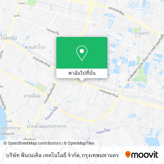 บริษัท พินเนเคิล เทคโนโลยี จำกัด แผนที่