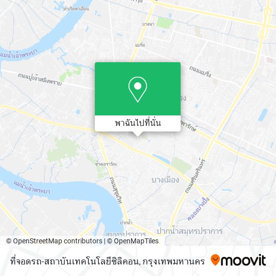 ที่จอดรถ-สถาบันเทคโนโลยีซิลิคอน แผนที่