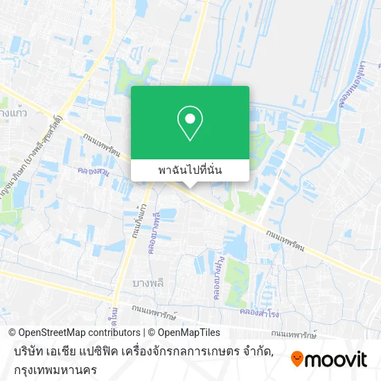 บริษัท เอเชีย แปซิฟิค เครื่องจักรกลการเกษตร จำกัด แผนที่
