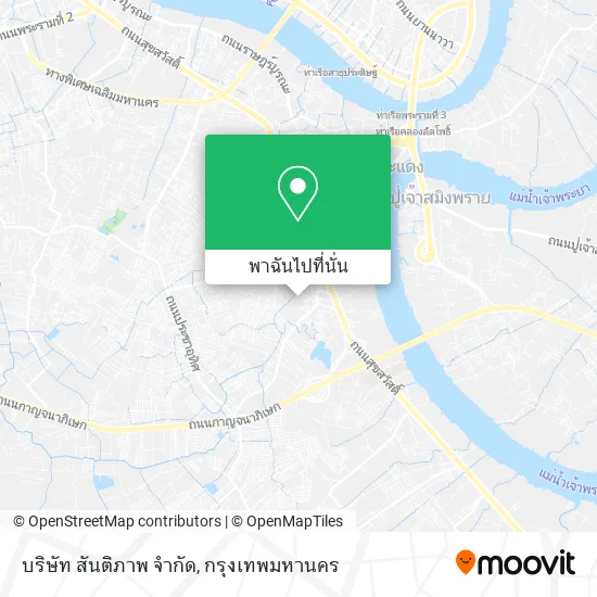 บริษัท สันติภาพ จำกัด แผนที่