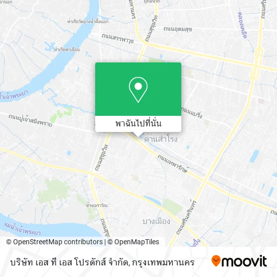 บริษัท เอส ที เอส โปรดักส์ จำกัด แผนที่