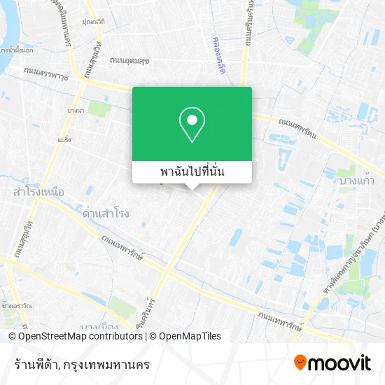 ร้านพีต้า แผนที่