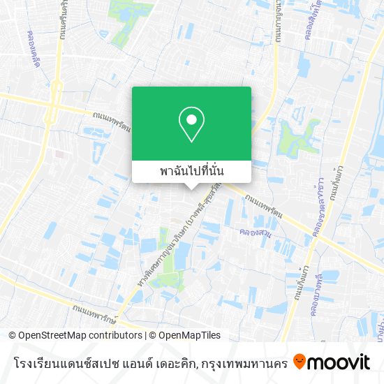 โรงเรียนแดนซ์สเปซ แอนด์ เดอะคิก แผนที่