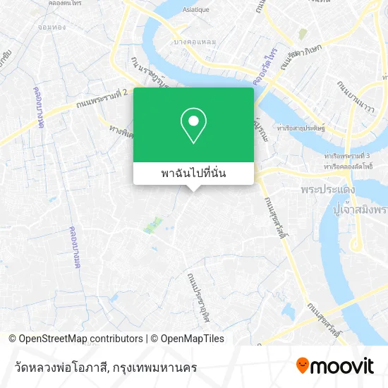 วัดหลวงพ่อโอภาสี แผนที่