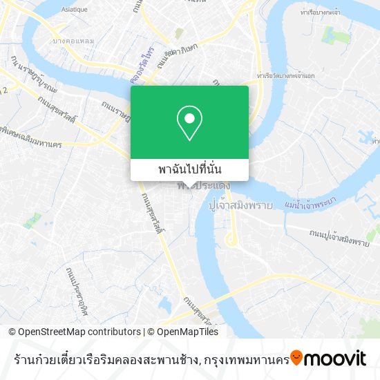 ร้านก๋วยเตี๋ยวเรือริมคลองสะพานช้าง แผนที่