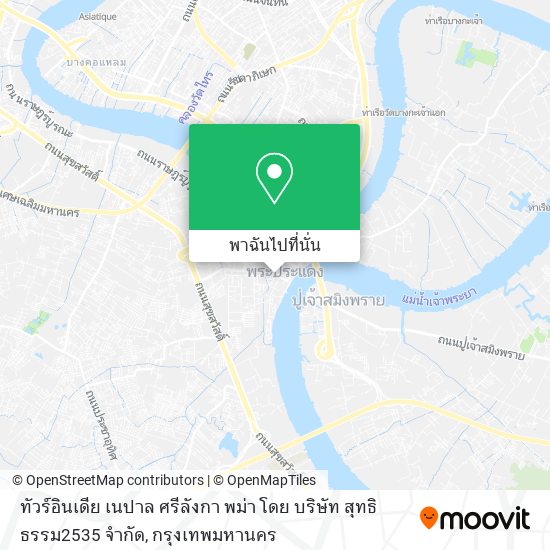 ทัวร์อินเดีย เนปาล ศรีลังกา พม่า โดย บริษัท สุทธิธรรม2535 จํากัด แผนที่