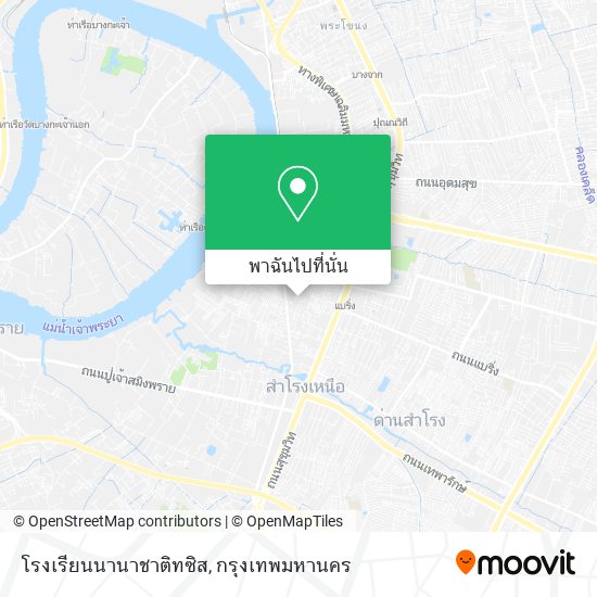 โรงเรียนนานาชาติทซิส แผนที่