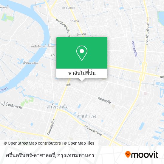 ศรีนครินทร์-ลาซาลดรี แผนที่