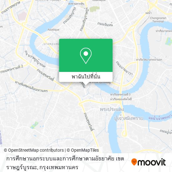 การศึกษานอกระบบและการศึกษาตามอัธยาศัย เขตราษฎร์บูรณะ แผนที่