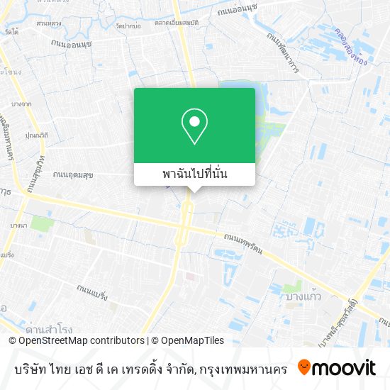 บริษัท ไทย เอช ดี เค เทรดดิ้ง จำกัด แผนที่