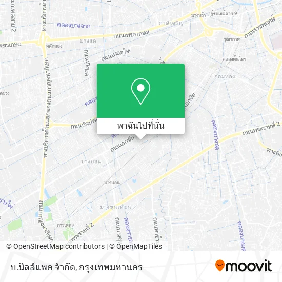 บ.มิลล์แพค จำกัด แผนที่