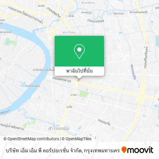 บริษัท เอ็ม เอ็ม พี คอร์ปอเรชั่น จำกัด แผนที่