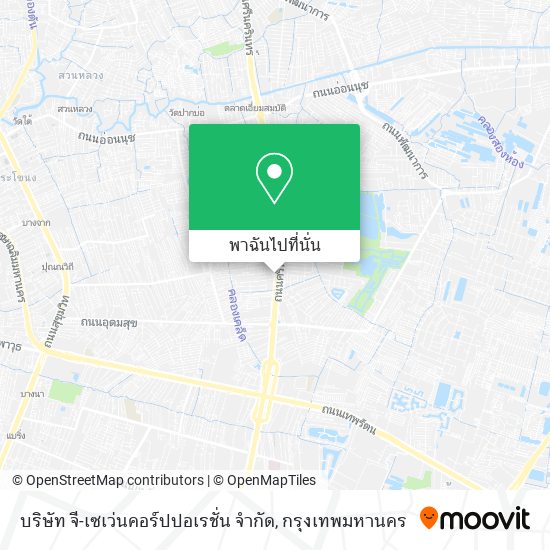 บริษัท จี-เซเว่นคอร์ปปอเรชั่น จำกัด แผนที่