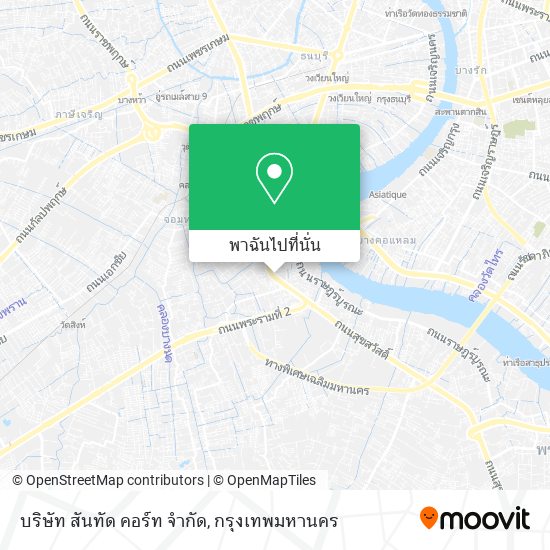 บริษัท สันทัด คอร์ท จำกัด แผนที่