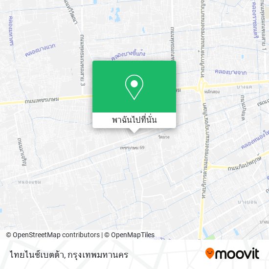 ไทยไนซ์เบตต้า แผนที่