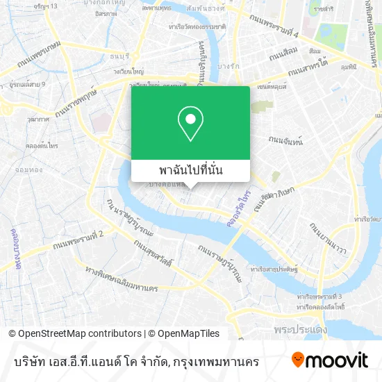 บริษัท เอส.อี.ที.แอนด์ โค จำกัด แผนที่