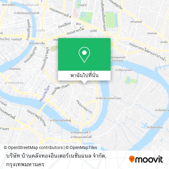 บริษัท บ้านคลังทองอินเตอร์เนชั่นแนล จำกัด แผนที่