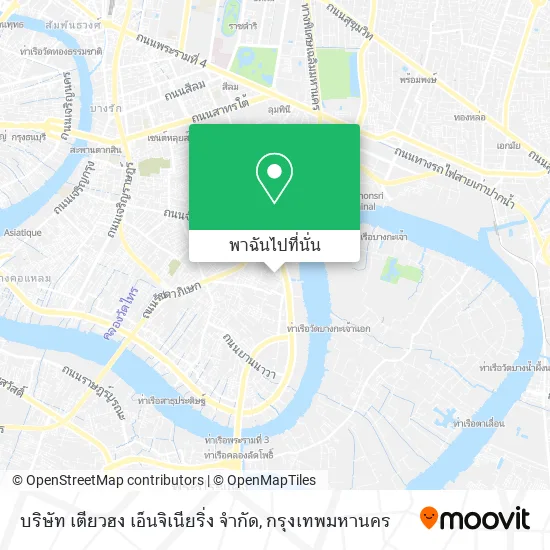 บริษัท เตียวฮง เอ็นจิเนียริ่ง จำกัด แผนที่